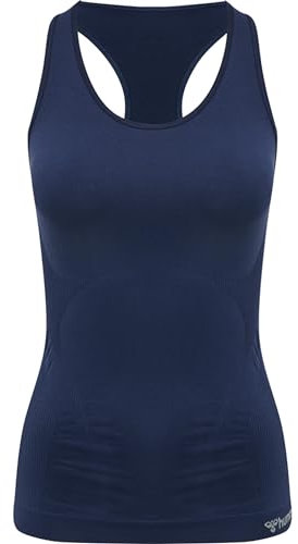 Hummel, hmlTIF Seamless TOP, Schwarze IRIS, XL