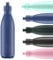 Chilly's Original Sports Bottles - BPA-Free Stainless Steel Reusable Water Bottle - Keeps Cold, Double Walled, Vacuum Insulated - Dishwasher Safe Lid - 500ml - Matte Blue