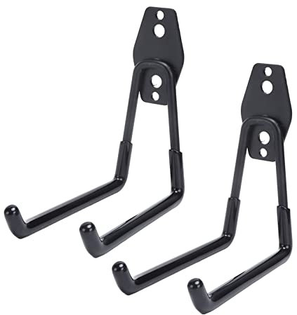 Ganci per Garage da 2 Pezzi, Ganci per Montaggio a Parete, Ganci per Bici per Impieghi Gravosi, Kit per Appendiabiti per Portaoggetti, Gancio per Garage, per Soffitto del Garage del Giardino (B)