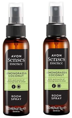 Avon Senses Essence Lemongrass & Coconut Raumspray mit Zitronengras und Kokosnuss 100ml