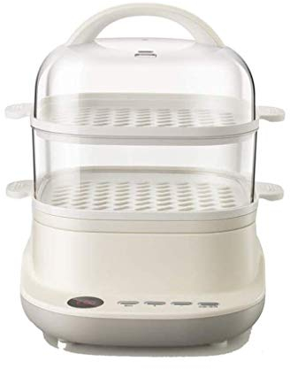 REJOON Rapid Egg Cooker,Electric Egg Boiler,Hard Boiled Egg Cooker with Auto Shut Off,Egg Electric Cooker Stainless Steel with Poacher & Steamer Attachment