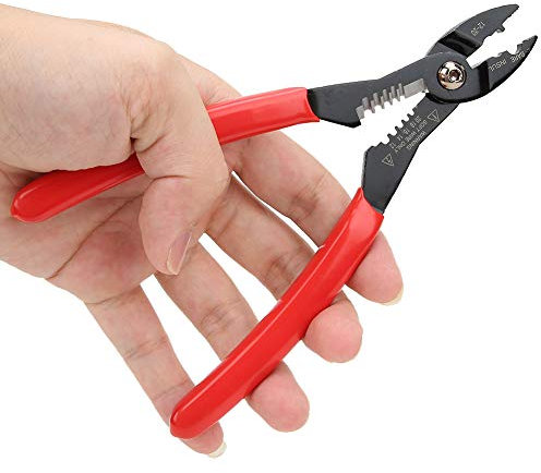 Wire Stripper, 4 in 1 Multi Purpose 12-20 AWG Electricians Pliers Wire Splicer Cable Stripper, Professional Electrical Cable Stripping Crimping Tool