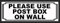 Please USE Post Box ON Wall Sign Notice Parcel delivery Letters parcels Mail (Aluminium Small (280x90mm) Approx)