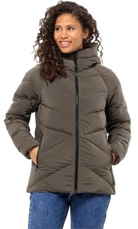 Jack Wolfskin Marienplatz Jkt W Daunenjacke für Damen, Eiskaffee, M