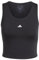 adidas Women's Techfit Cropped Training Tank Top, Black, M