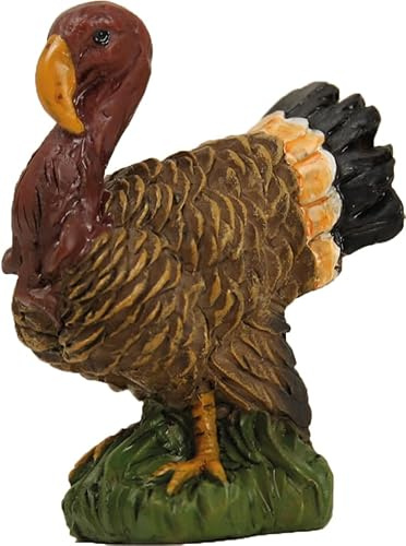 FADEDA Truthahn/Höhe:4 cm/handbemalt/detailgetreue Krippen Figuren - Weihnachten Tisch Dekoration Krippe Zubehör