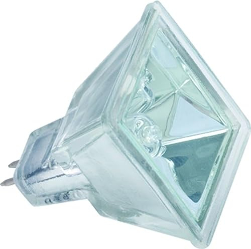 Lighto Halogen Quadro Reflektorlampe 12V GU5.3 50W Dimmbar | MR16 Halogenlampe/Halogen Leuchtmittel, Halogen Spot 2700-3300K Warmweiß - Ø50mm - 1 Stück