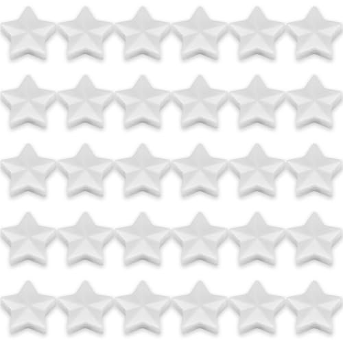 ZDZBLX Magnete für Magnettafel, 30 Stück Magnet Magnete Stark Kühlschrankmagnete Kühlschrank Magnete Mini magnete Klein Whiteboard Magnete Magneten Starker Halt, für Whiteboard Pinnwand (Sterne, Weiß)