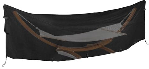 Hängematte, 420D Oxford Heavy Duty Hängemattenständer, wasserdicht, winddicht, Hängematte Schutzhülle, UV-Schutz, verdickte Schutzhülle für Sonne, Regen, Schnee, staubdicht, UV-Schutz für heißen