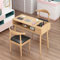 Table de Manucure en Bois Massif Station de Table À Ongles，Bureau d'art D'ongle de Spa de Salon Professionnel Moderne avec Tiroirs ，Station de Maquillage Station de Beauté avec Aspirateur Intégré