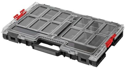 KS TOOLS - 850.0396F - Organizer Koffer - SCM Aufbewahrung - Aufbewahrungsbox mit 12 Fächern - herausnehmbares Aufbewahrungsfach