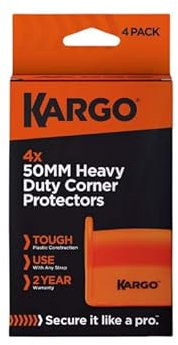 Kargo™ 50 mm robuste Eckenschutz, 4 Stück, riemenfreundlicher Kantenschutz für Paletten- und Ladungssicherheit
