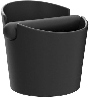 Cecotec Contenedor de Posos de Café de 1,2L Baristeo Throw&Away Large. Compacto, Dimensiones: 15x13x15cm, Diseño Ergonómico, Material ABS, Barra de Golpeo Metálica con Goma, Base Antideslizante