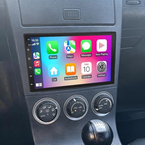2+64G Radio para el Coche Nissan 350Z 2003-2009 Head Unit Android 14 GPS Navi con Wireless Carplay Android Auto 7 Touch Screen Bluetooth WiFi FM RDS SWC Split Screen Backup Camera Mirror Link