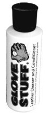 Glove Stuff LEATHER CLEANER & CONDITIONER - Quickly loosens grime and dirt to restore and enhance leather. 4oz bottle of REVIVES your Baseball Gloves & Top Grain Leather Goods!