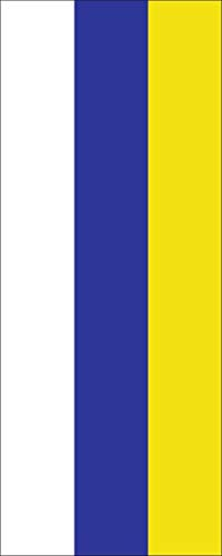 flaggenmeer® Flagge Juist 160 g/m² ca. 200 x 80 cm mit Hohlsaum für Ausleger