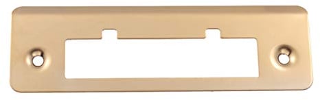 DOITOOL Door Lock Plate Stainless Steel Strike Plate for Home Yellow