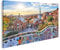 islandburner Bild auf Leinwand Barcelona Park Guell Spanien Sonne Bilder Wandbilder Poster