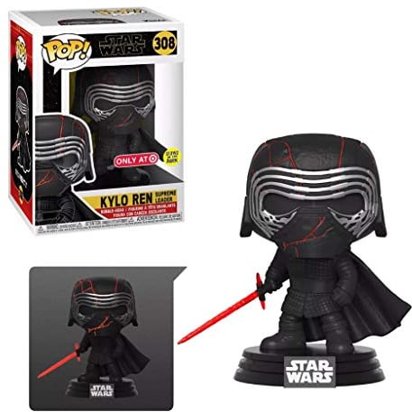Funko STAR WARS - POP N° 308 - Kylo Ren Sup. Leader GITD SPECIAL EDITION