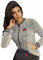 Lotto Tuta Donna in Pile con Zip Intera, Tuta Sherpa, Tuta Casa, Tuta Donna Invernale (3032 Grigio, XL)