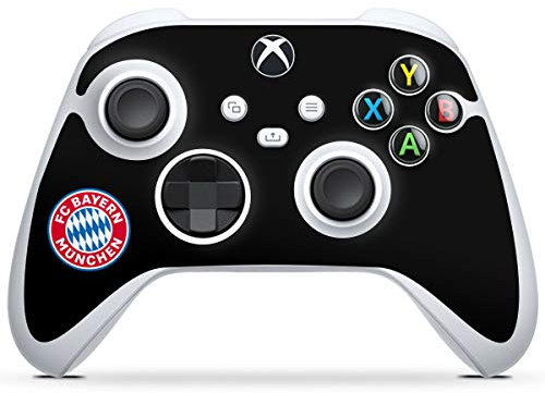 DeinDesign Skin kompatibel mit Microsoft Xbox Series S Controller Folie Sticker FC Bayern München Logo FCB