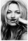RBUG Kate Moss Schwarz-Weiß-Modell-Wandkunst, Foto-Bilddruck, Poster, 40 x 60 cm, ohne Rahmen: 1
