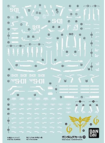 Gundam DECAL126 RG 1/144 SAZABI