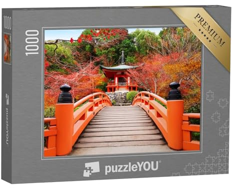 puzzleYOU: Puzzle 1000 Teile „Kyoto Daigoji-Tempel im japanischen Herbst“ – aus der Puzzle-Kollektion Tempel, Kirchen & Tempel