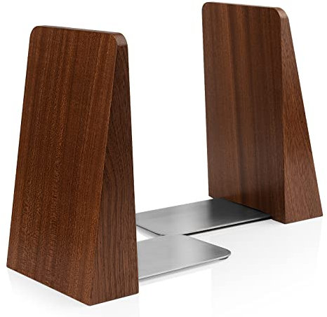 DRELIFAM Bücherstütze aus Holz Handgefertigte Buchstützen Schwer Buchstütze Holz Dekorative Bücherstütze Buchhalter Regal