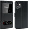 CEKA TECH Coque pour Samsung Galaxy A13 4G (6,6 Pouces), Etui Housse avec FENETRES, Pochette Magnétique pour (Samsung A13 4G) - Noir