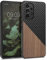 kwmobile Hülle kompatibel mit Samsung Galaxy A53 5G - Handyhülle - Handy Schutzhülle - Smartphone Cover - Dunkelbraun Schwarz
