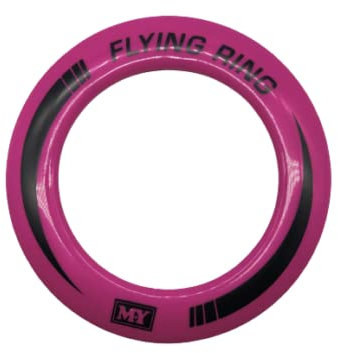 Celino® 10 Neon Flying Ring Disc Frisbee Kids Summer Beach Outdoor Garden Play Toy Game (Pink)