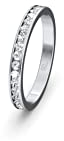 JC Trauringe Silber 925 Einzelring Ehering I Wedding Rings | Verlobungs-ring | Partnerring mit Gravur in edler Schatulle 1 Hochzeitsring Damenring STL66