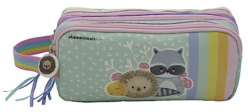 Kawanimals – Federmäppchen, Forest Collection, Federmäppchen, Schulbedarf, mehrfarbig, offizielles Produkt (CyP Brands)
