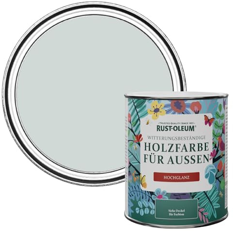 Rust-Oleum Grey Mould-Resistant Garden Paint In Gloss Finish - Dove 750ml