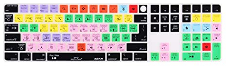 XSKN Avid Pro Tools Tastaturabdeckung für Apple 2021 iMac Magic Keyboard mit Touch-ID und Ziffernblock A2520, nicht für A3119