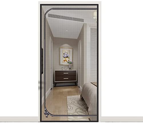 Zanzariera a rete Porta a prova di animali domestici Porta zanzariera for animali domestici Porta rinforzata for zanzariera for gatti, facile da installare Cerniera in rete Resistente ai gatti Zanzari