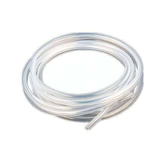 Boxonly Tubo in gomma siliconica, trasparente, diametro interno 13 mm x diametro esterno 18 mm, lunghezza 1,5 m, per uso alimentare, 1 pezzo