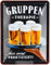 Nostalgic-Art Retro Blechschild, 15 x 20 cm, Gruppentherapie – Bier – Geschenk-Idee als Bar-Zubehör, aus Metall, Vintage Design mit Spruch, Blechschilder Sprüche, Bier-Deko