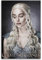 Zweig Poster, Motiv: Schauspieler Emilia Clarke, dekoratives Gemälde, Leinwand, Wandposter und Kunstdruck, moderne Familienschlafzimmer-Dekoration, Poster, 20 x 30 cm