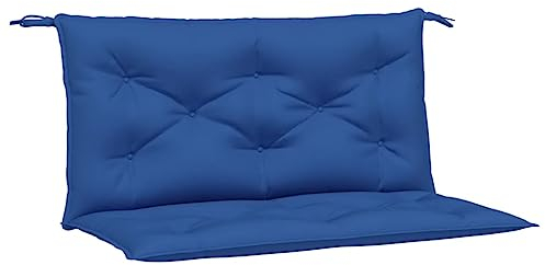 vidaXL Cuscini Panca Giardino 2pz Blu Reale 100x50x7 cm Tessuto Oxford