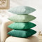 Softalker Kissenbezug Cord 50x50 Grün Mint 4er Set Kissenhüllen Kissenbezüge Dekokissen Sofakissen Couchkissen Sommer modern Deko für Sofa Wohnzimmer Bett Büro Balkon Garten Terrasse Stuhl Party Hotel