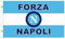 Bandiera del Napoli Forza - Grande bandiera del Napoli Italia - 150 cm x 90 cm