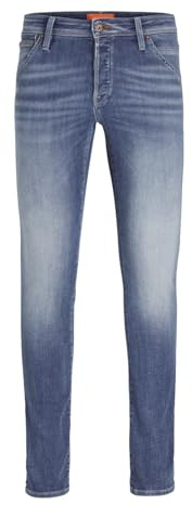 JACK & JONES Male Slim Fit Jeans JjiGlenn, Color: Light Blue, Jeans/Pants New: 32W / 32L