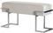 BETTSO - Sitzbank Flur - Bank mit Metall Gestell - 80x34cm - Polsterbank ohne Lehne, Garderobenbank - Sitzpolsterung aus weichem Samt - Pulverbeschichtet - Sitz Dunkelbeige, Gestell Stahl