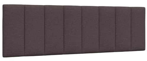 vidaXL Kopfteil-Kissen Hanko Dunkelbraun 160 cm Stoff