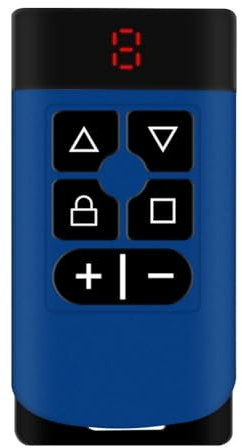 Tuesoa Duplicador de Control Remoto para Puerta de Garaje de 6 Botones, 315 MHZ-868 MHZ, Codificador de Código Multifrecuencia, Clonador de Puerta de Garaje, Abridor de Puerta A