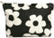 BETESSIN Trousse de Toilette Voyage en Velours Côtelé Pochette Maquillage 26x18x5cm Makeup Bag pour Femme Fille (Noir)