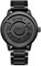 Magnetic Levitation Men's Watch, High-Tech Design with Floating Steel Ball Display, Waterproof Stainless Steel Strap, Japanese Quartz Movement, Perfect for Casual & Tech Enthusiasts, All Black Steel