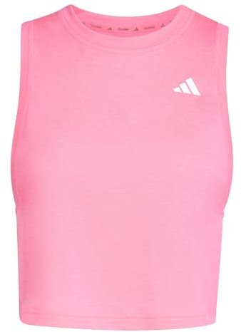 adidas Women's Train Essentials Boxy Workout Tank, Lucid pink, S
